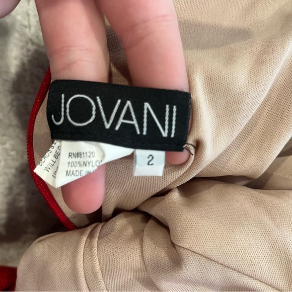 Jovani red prom dress - Picture 4 of 5